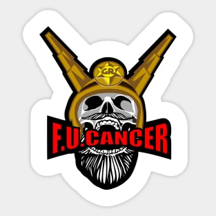 FU CANCER Sticker